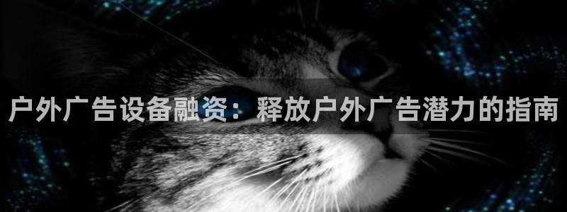 杏宇平台是什么：户外广告设备融资：释放户外广告潜力的指南
