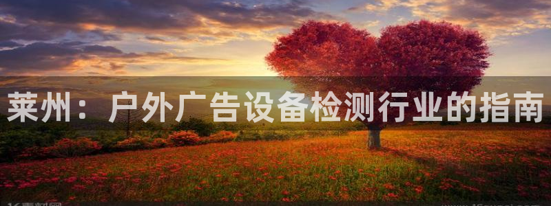 杏宇平台代理怎么赚钱的：莱州：户外广告设备检测行业的指南