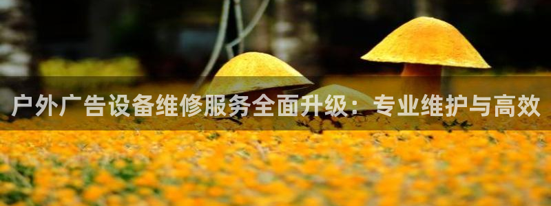 杏宇平台招商电话号码：户外广告设备维修服